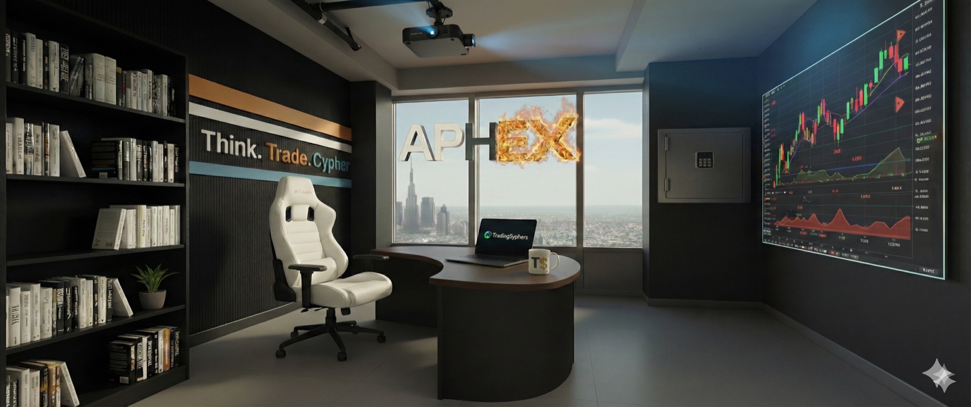 APHEX office — Think. Trade. Cypher.